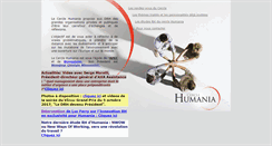 Desktop Screenshot of cercle-humania.fr